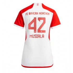 Bayern Munich Jamal Musiala #42 Hemmakläder Dam 2023-24 Kortärmad